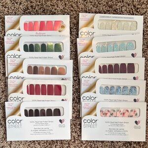 Color Street Red and Green Press-On Nails for Effortless Style